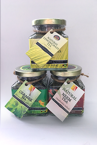 House of Nature Teas in Threes®  Package 2 - Cerasee, Lemongrass, Neem