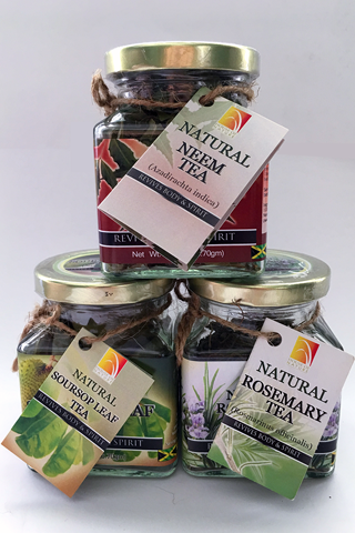 House of Nature Teas in Threes® Package 3 - Soursop, Rosemary, Neem